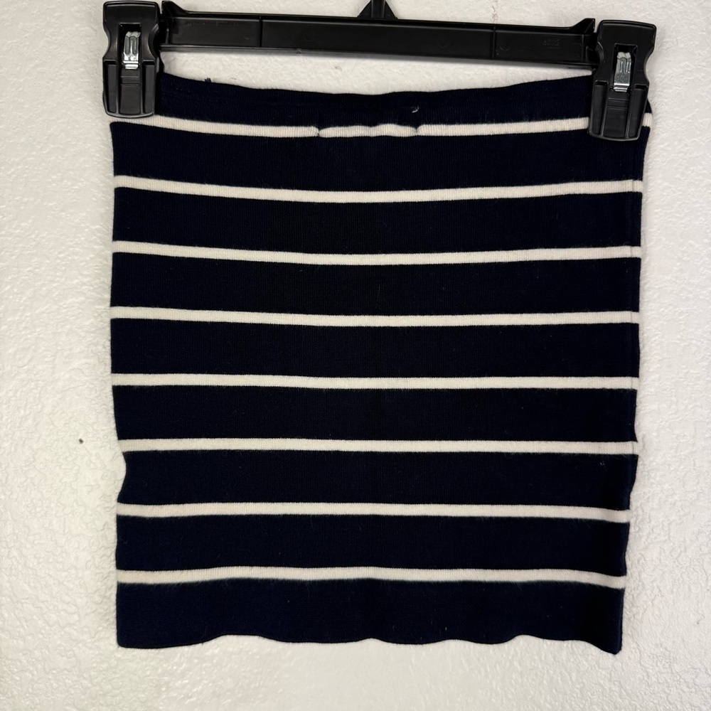 Caroline Constas bandeau crop top sleeveless stripes size XS - Picture 4 of 5